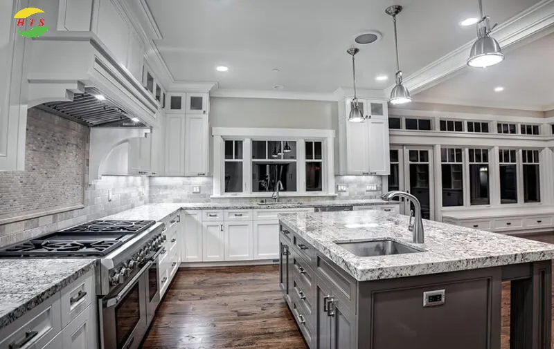 đá granite ốp bếp và mặt bếp